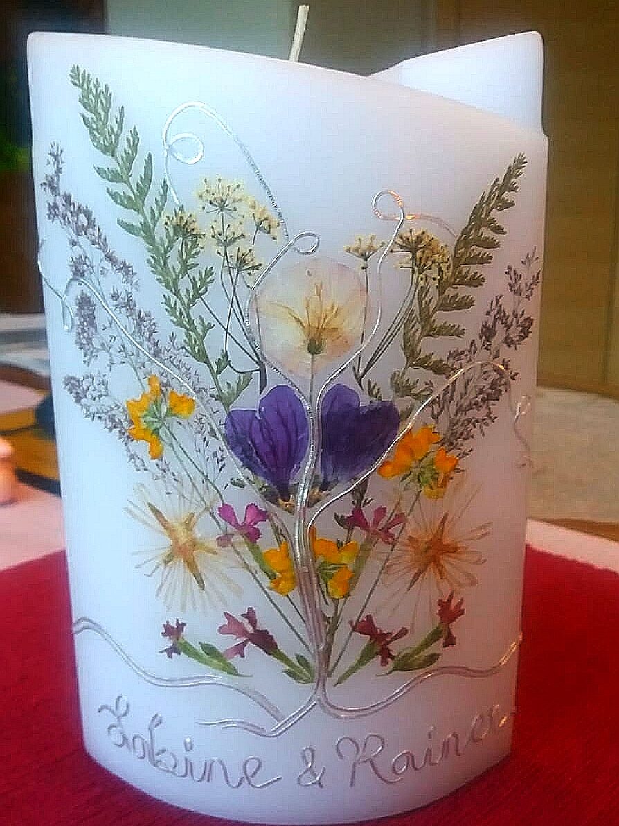 Kerzen - fertige Kerze